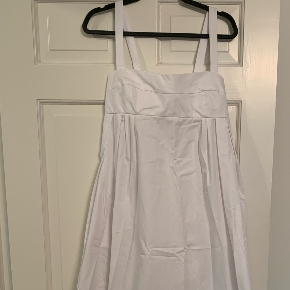 Zara Voluminous MIDI Dress White